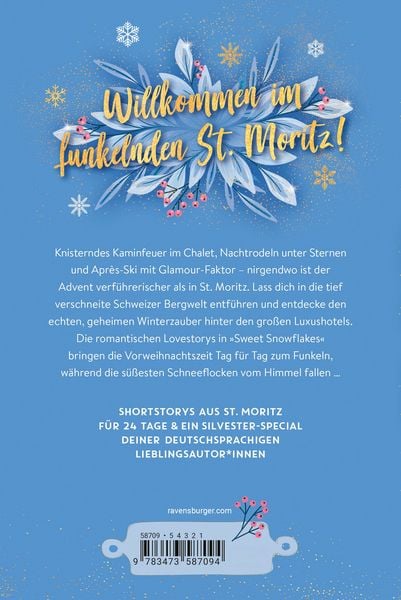 Produktbild: Sweet Snowflakes. Ein Adventskalender. Lovestorys f&uuml;r 24 Tage plus Silvester Special
