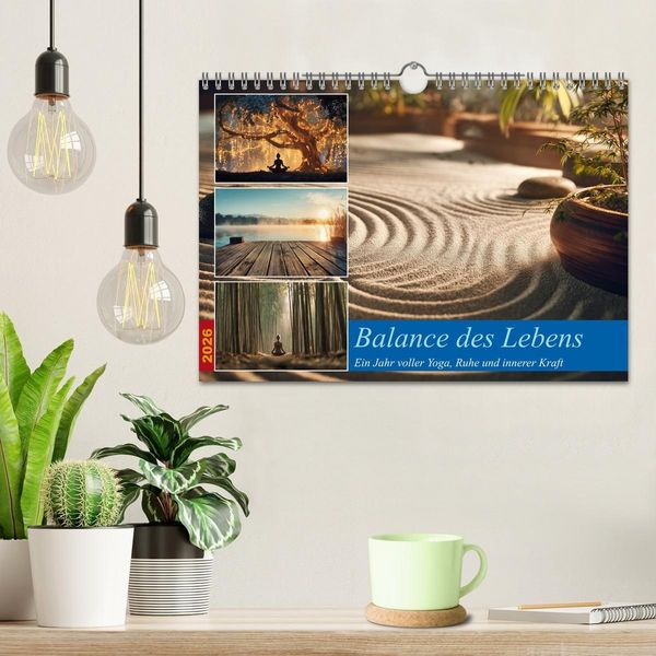 Produktbild: Balance des Lebens (Wandkalender 2026 DIN A4 quer), CALVENDO Monatskalender