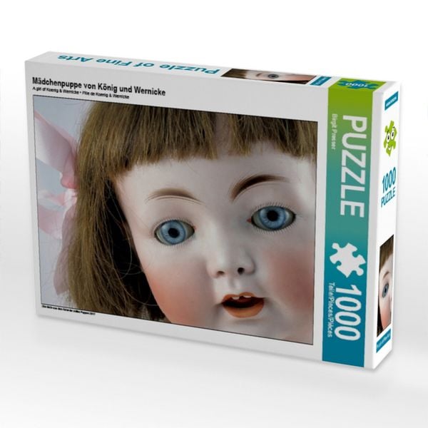 CALVENDO Puzzle Mädchenpuppe von König und Wernicke | 1000 Teile Lege-Größe 64x48cm Foto-Puzzle für glückliche Stunden