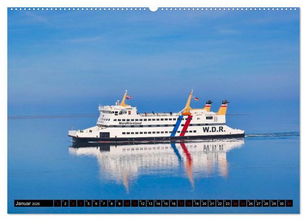 Produktbild: F&ouml;hr... liebt in eine Insel (Wandkalender 2026 DIN A2 quer), CALVENDO Monatskalender