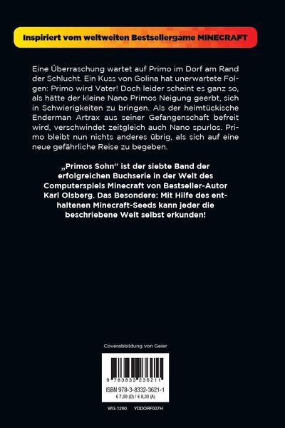 Produktbild: Primos Sohn - Roman f&uuml;r Minecrafter
