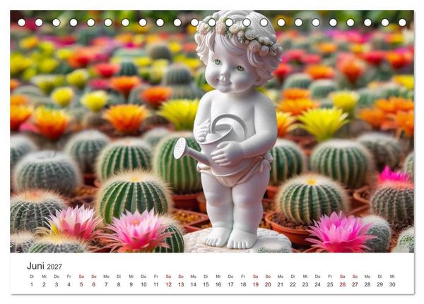Produktbild: Niedliche Putten (Tischkalender 2027 DIN A5 quer), CALVENDO Monatskalender