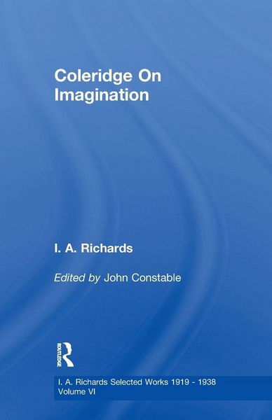 Produktbild: Coleridge On Imagination V 6