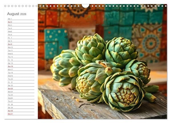 Produktbild: Superfood Dreams - AI art for gourmets (Wall Calendar 2026 DIN A3 landscape), CALVENDO 12 Month Wall Calendar