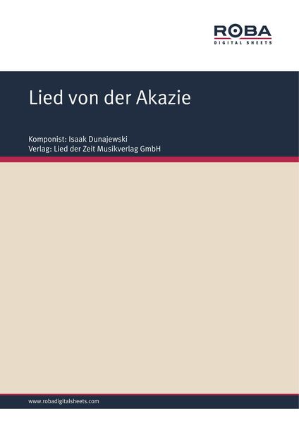 Produktbild: Lied von der Akazie