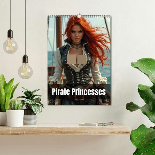 Produktbild: Pirate princesses (Wall Calendar 2026 DIN A3 portrait), CALVENDO 12 Month Wall Calendar