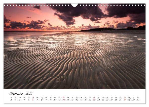 Produktbild: F&ouml;hrweh - Stimmungsvolle Nordsee Bilder (Wandkalender 2026 DIN A3 quer), CALVENDO Monatskalender