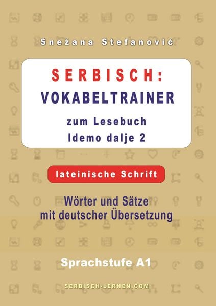 Produktbild: Serbisch: Vokabeltrainer zum Lesebuch &ldquo;Idemo dalje 2&rdquo; - lateinische Schrift