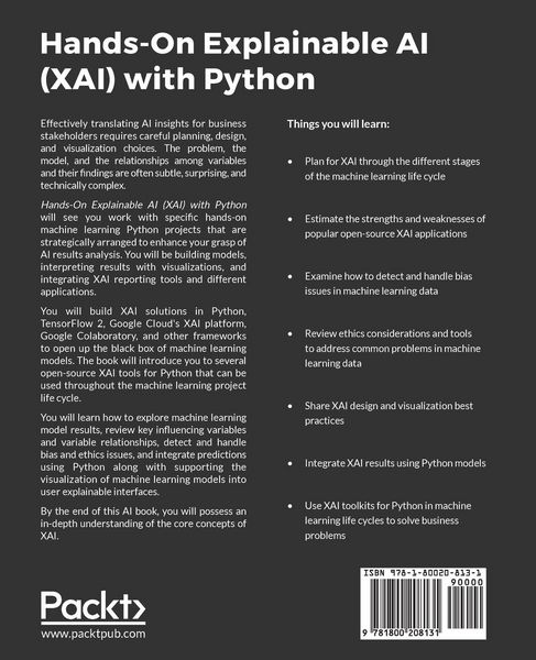 Produktbild: Hands-On Explainable AI (XAI) with Python
