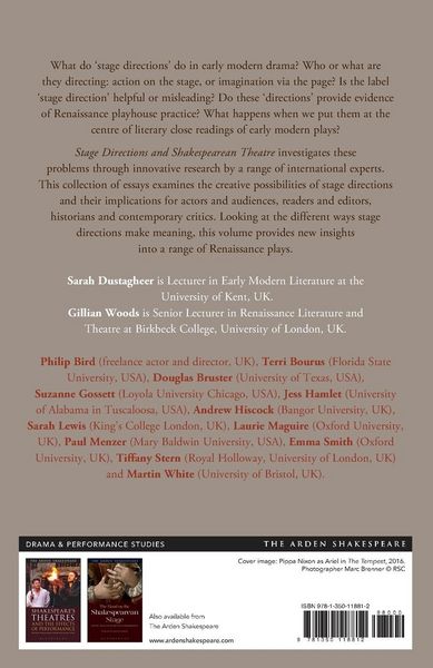 Produktbild: Stage Directions and Shakespearean Theatre