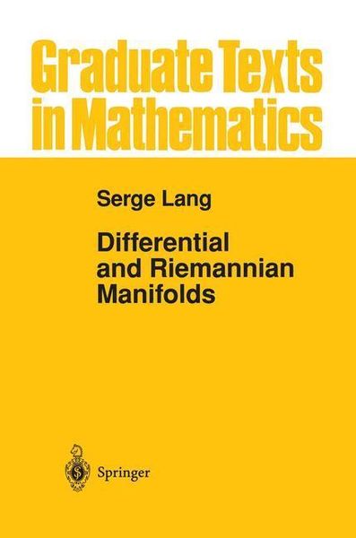 Produktbild: Differential and Riemannian Manifolds