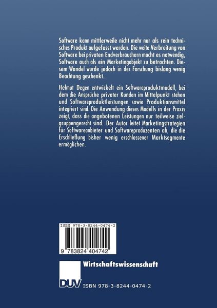 Produktbild: Kundenorientierte Softwareproduktion