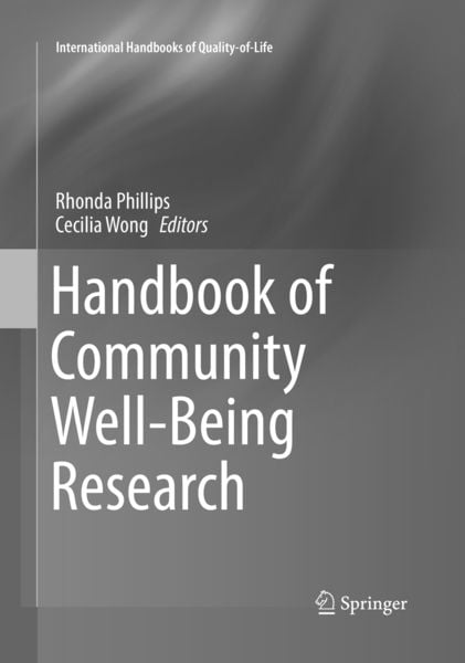 Produktbild: Handbook of Community Well-Being Research