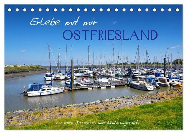 Produktbild: Erlebe mit mir Ostfriesland (Tischkalender 2026 DIN A5 quer), CALVENDO Monatskalender