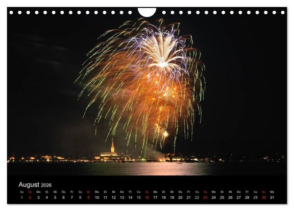 Produktbild: Bodensee - Uferlandschaften im sch&ouml;nsten Licht 2026 (Wandkalender 2026 DIN A4 quer), CALVENDO Monatskalender