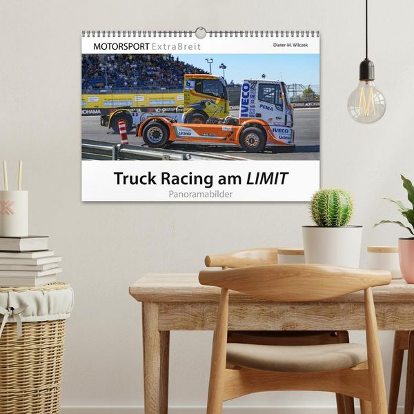 Produktbild: Truck Racing am LIMIT - Panoramabilder (Wandkalender 2026 DIN A3 quer), CALVENDO Monatskalender