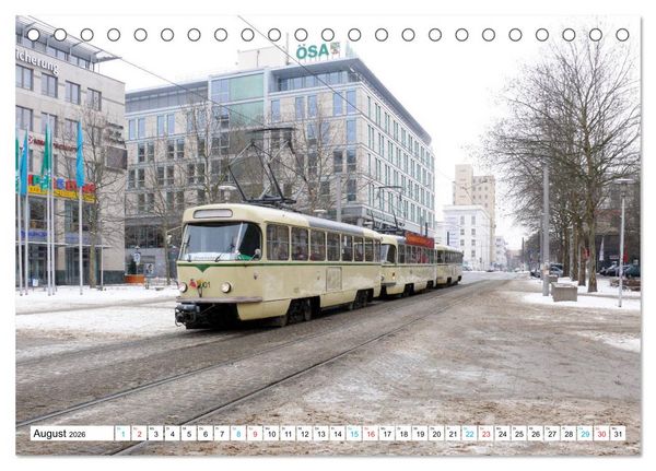 Produktbild: Tram historisch (Tischkalender 2026 DIN A5 quer), CALVENDO Monatskalender