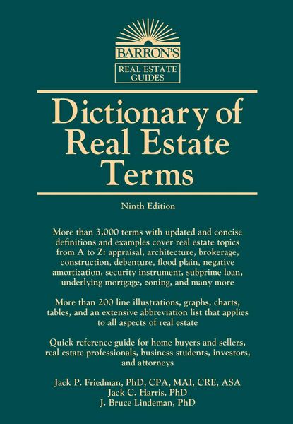 Produktbild: Friedman, J: Dictionary of Real Estate Terms