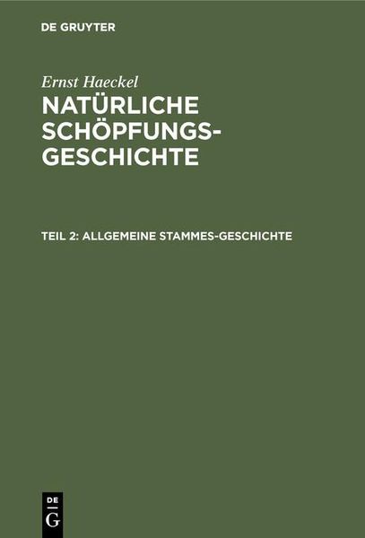 Produktbild: Allgemeine Stammes-Geschichte