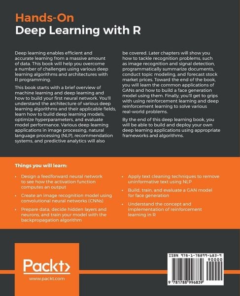 Produktbild: Hands-On Deep Learning with R