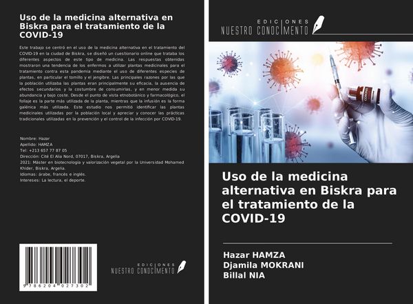 Produktbild: Uso de la medicina alternativa en Biskra para el tratamiento de la COVID-19