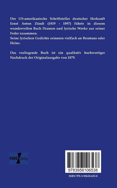 Produktbild: Dramatische und Lyrische Dichtungen