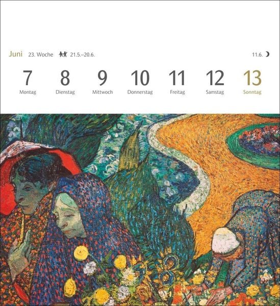 Produktbild: Malerische G&auml;rten Postkartenkalender 2027 - Kalender mit 53 Kunstpostkarten