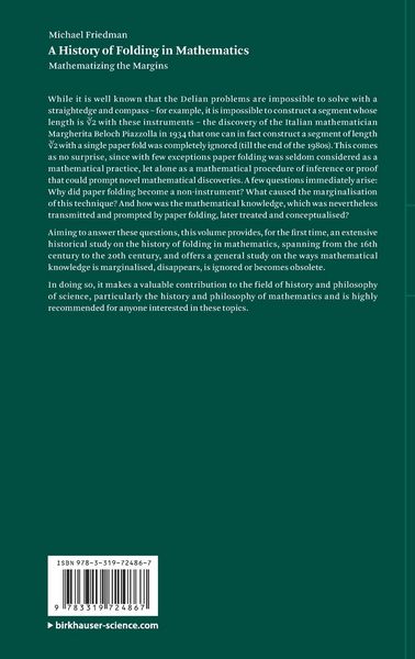 Produktbild: A History of Folding in Mathematics