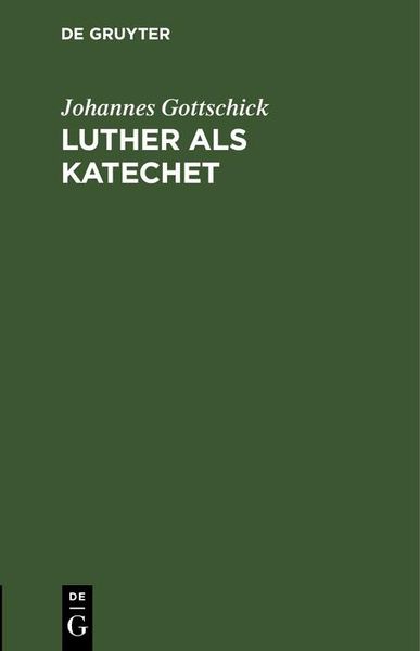Produktbild: Luther als Katechet