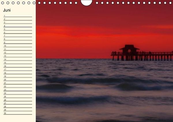 Produktbild: Immerw&auml;hrender Geburtstagskalender &ndash; Beautiful Sunsets (Wandkalender immerw&auml;hrend DIN A4 quer)