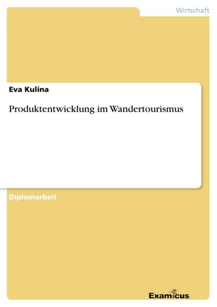 Produktbild: Produktentwicklung im Wandertourismus