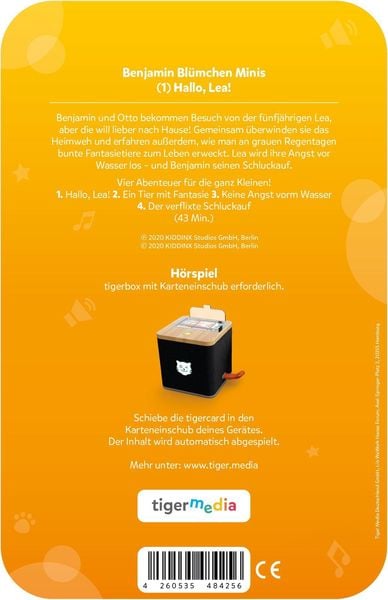 Produktbild: Tiger Media - Tigercards - Benjamin Blümchen Minis - Hallo Lea