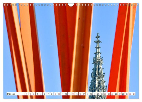 Produktbild: Ulm Gestern und Heute (Wandkalender 2026 DIN A3 quer), CALVENDO Monatskalender