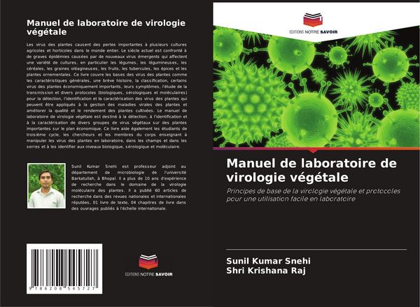 Produktbild: Manuel de laboratoire de virologie v&eacute;g&eacute;tale