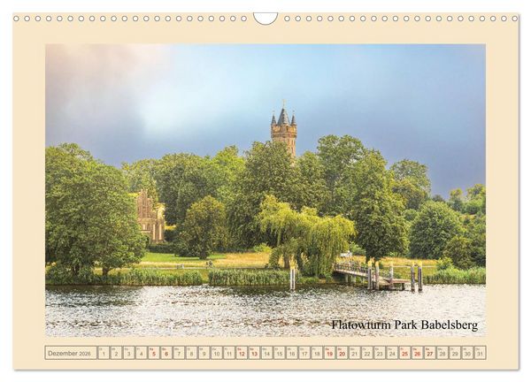 Produktbild: Potsdam - Schl&ouml;sser, Parks und der Alte Fritz (Wandkalender 2026 DIN A3 quer), CALVENDO Monatskalender