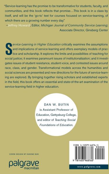 Produktbild: Service-Learning in Higher Education