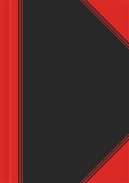 Produktbild: Landr&eacute; China Kladde A6 blanko 96 Blatt schwarz/rot