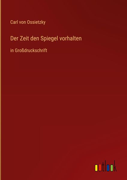 Produktbild: Der Zeit den Spiegel vorhalten