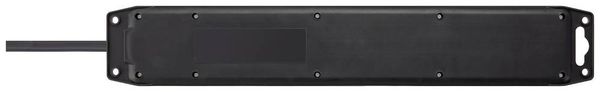Produktbild: Sygonix SY-5145342 Steckdosenleiste Schwarz, Standard-Gr&uuml;n (seidenmatt) Schutzkontakt 1St.
