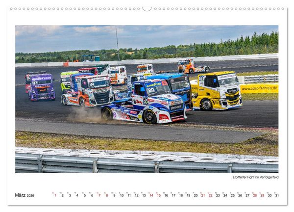 Produktbild: TRUCK RACING - Motorsport in XXL (Wandkalender 2026 DIN A2 quer), CALVENDO Monatskalender