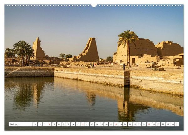 Produktbild: &Auml;gypten - Karnak, die thebanische Nekropole und Luxor (Wandkalender 2027 DIN A2 quer), CALVENDO Monatskalender