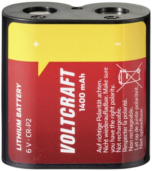 VOLTCRAFT CRP2 Fotobatterie CR-P 2 Lithium 1400 mAh 6V 1St.