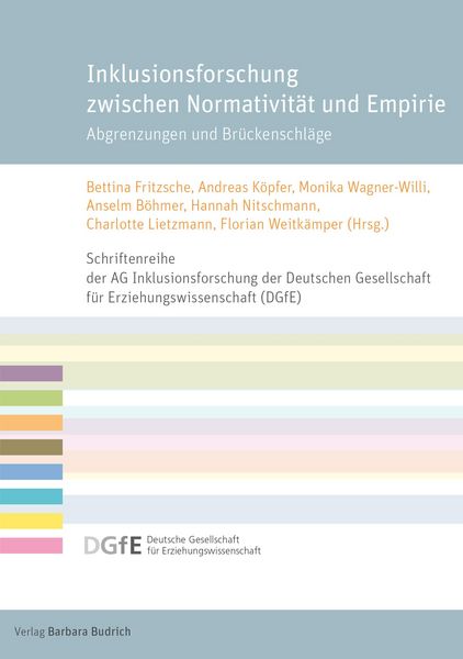 Produktbild: Inklusionsforschung zwischen Normativit&auml;t und Empirie