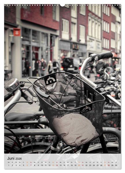 Produktbild: Fahrrad Alltag (Wandkalender 2026 DIN A2 hoch), CALVENDO Monatskalender