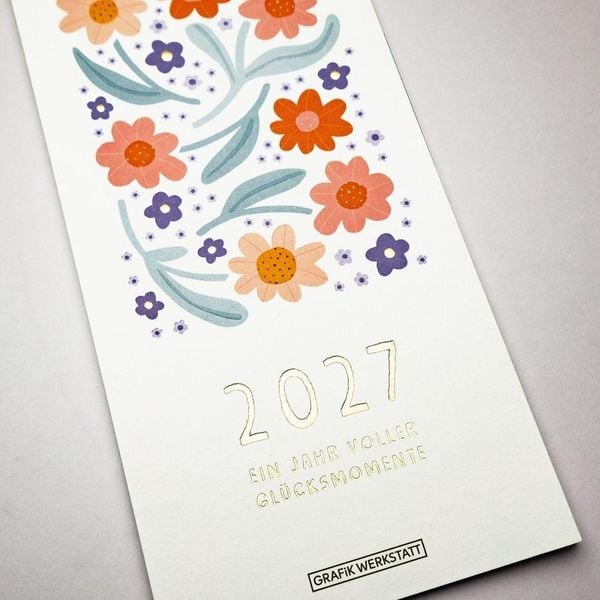 Produktbild: Wandkalender 2027 Ein Jahr voller Gl&uuml;cksmomente