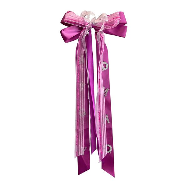 Produktbild: Nestler Schult&uuml;tenschleife rosa/wei&szlig; 23x50cm