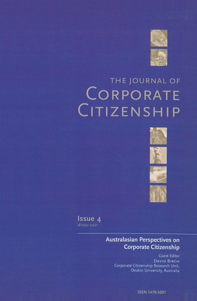 Produktbild: Australasian Perspectives on Corporate Citizenship