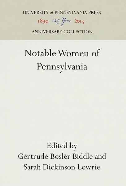 Produktbild: Notable Women of Pennsylvania