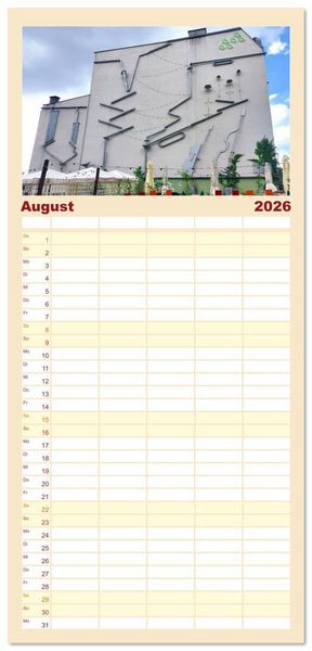 Produktbild: Familienplaner 2026 - Posen - Traumhaftes Reiseziel in Polen mit 5 Spalten (Wandkalender, 21 x 45 cm) CALVENDO