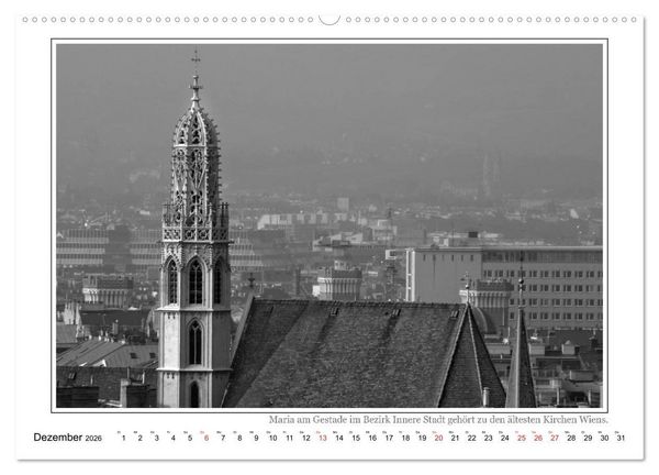 Produktbild: Wien auf den zweiten Blick (Wandkalender 2026 DIN A2 quer), CALVENDO Monatskalender